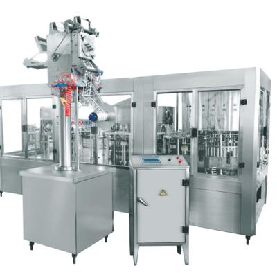 China Automatic Beverage Yogurt Filling Machine For HDPE Bottles With Film Sealing Function for sale