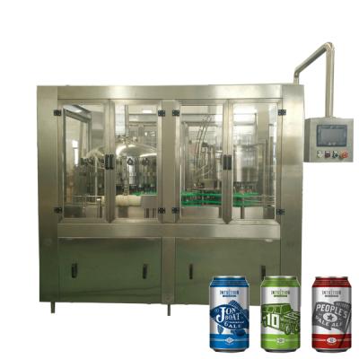 China Automatic Beverage Soda Cans Filling Machine For Carbonated Juice Production Line for sale