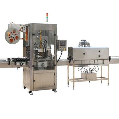 China Automatic Beverage Sleeve Labeling Machine Label Applicator For Bottles for sale