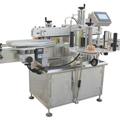 China Beverage Automatic Double Side Self Adhesive Labeling Machine For Plastic Bottle for sale