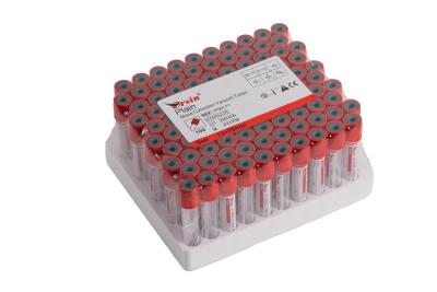 China Plain Red Top Tube No Additive 0.5ml-10ml Serum Blood Sample Collection Tubes for sale