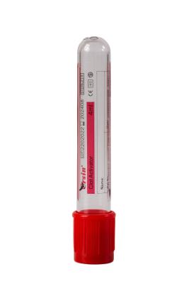 China 0.5ml-10ml Red Top Vacutainer Tube Bd Red Top Serum Tubes Blood Test Vacuum Tubes for sale