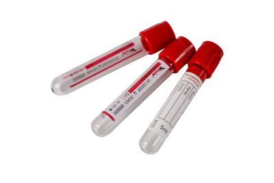 Chine Tubes de vacutainer en verre rouge activateur de caillot de sang sous vide pour les tests en laboratoire à vendre