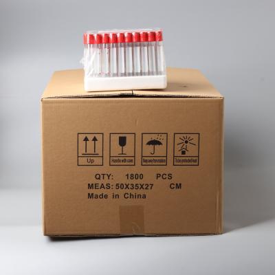 China Clot Activator Vacuum Blood Test Tube for Serum Collection 13*100mm Size for sale