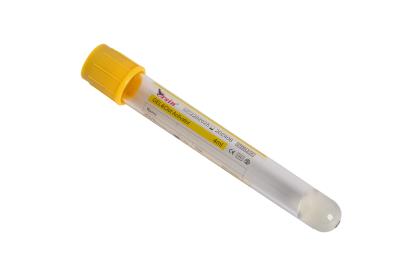 China 7ml Gel Clot Activator Tube Yellow Top Tubes For Blood Collection for sale