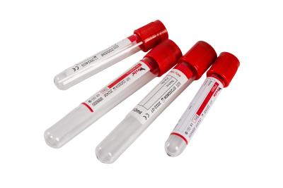 China 8ml-10ml Bd Vacutainer No Additive Blood Collection Tubes Glass Or PET for sale