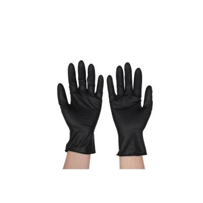 China Offer high quality disposable black nitrile glove examination gloves for sale for sale