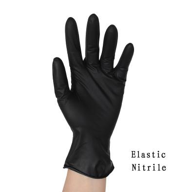 China Nitrile Top Selling Construction Black 100% Nitrile Disposable Powder Free Examination Nitrile Gloves for sale