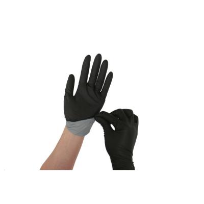 China New Nitrile Design 12 Inch Disposable Black/Grey Examination Nitrile Examination Gloves for sale