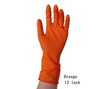 China Hot Sale Nitrile Orange 12 Inch Disposable Medical Exam Nitrile Gloves Suppliers for sale