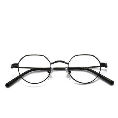 China Optical frames for myopia ZOWIN Model 20650 round metal frame eyeglasses frames Ready stock eyeglasses customized logo oversized vintage glasses for sale