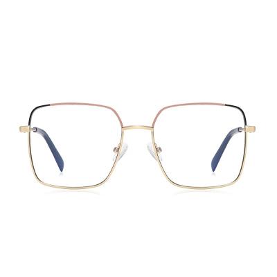 China Optical frames for myopia ZOWIN Model 3059 square metal frame eyeglasses frames Ready Stock Blue Light Blocking Eyeglasses custom eyeglass frames for sale