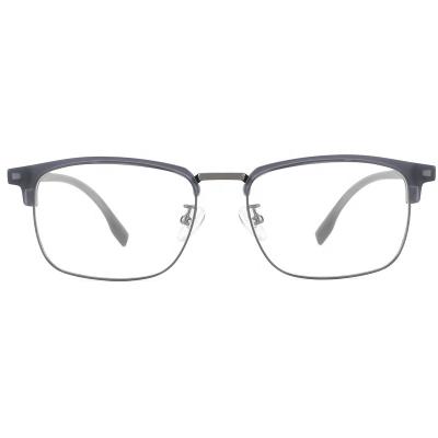 China Optical frames for myopia ZOWIN Model 3234 square optical frame metal eyeglasses for frame custom logo frame ready stock glasses TR90 for sale