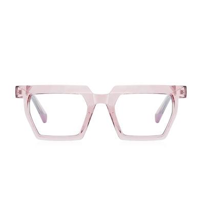 China Optical frames for myopia ZOWIN Model 2144 designer polygon eyeglasses frames Ready Stock Blue Light Blocking Eyeglasses TR90 Optical Frame spring hinge for sale