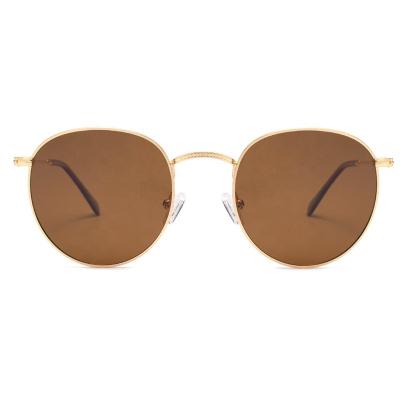 China Fashion Sunglasses ZOWIN Model 20700 round metal sunglasses polarized sunglasses ready stock eyeglasses frames Ray sun UV400 for sale