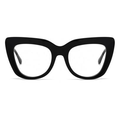 China Optical frames for myopia ZOWIN Model 1730 cat eye acetate optical frames designer eyeglasses frames luxury acetate frames thick acetate for sale