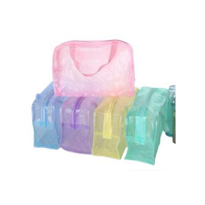 China 2021 Eco-friendly Waterproof PVC Pouch Bag Storage Bag Bathroom Wash Outdoor Traveling Bag for sale