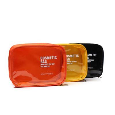 China Custom BSCI factory direct fashion travel stroage bag PVC makeup brush bag for sale