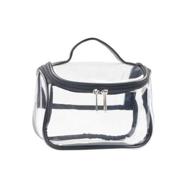 China Simple lady 2021 TSA approved toiletry bag wayerproof PVC clear makeup bag for sale