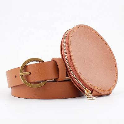 China Non Leather Women's Belt Fashion Belt Bag Retro Female Jeans Belt Pin Buckle Waistband Hot Selling for sale