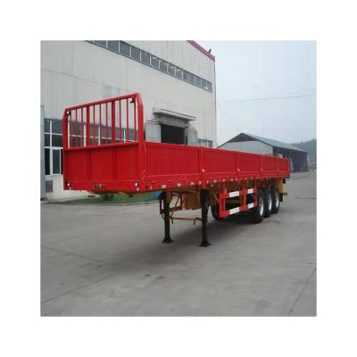 China Truck trailer made in china top quality drop barrier semi side wall trailer for sale