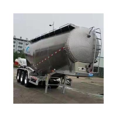 China Top Quality Widely Used Cement Truck Trailer Powder Dry Bulk Tanker Truck Trailer for sale