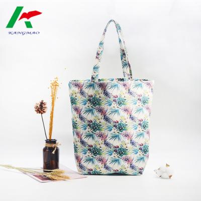 China 12OZ Full Color Recyclable Recycling Cotton Bag Digital Printing Cotton Bag BSCI and SEDEX Audit Recycling Cotton Shopping Bag Made in China for sale