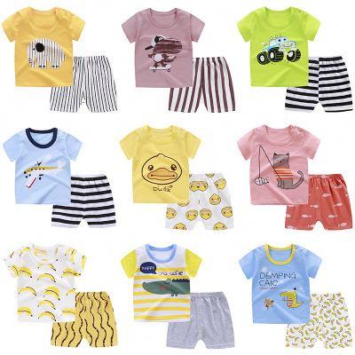 China 2020 Best Fashion Style Summer Cotton Baby Boy and Formal Clothes Set, Children Clothing Kids Girls Clothes for sale