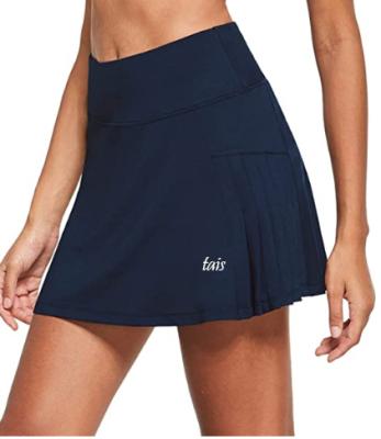 China High Quality Sporty SKIRTS Women Tennis Ladies Pleated Skirts With Mesh Shorts Running Golf Ruffle Skirts Ball Pockets Mini Skirt for sale