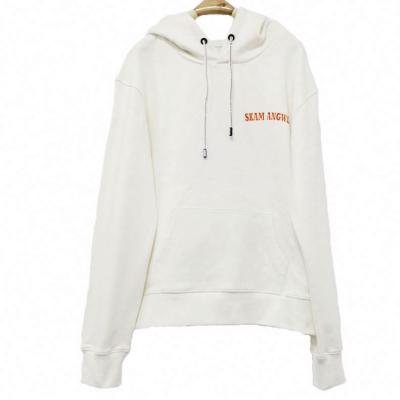 China Wholesale Casual Loose Thick Oversized Chenille Embroidered White Sweatshirt Anti-Shrink Streetwear Pullover Hoodies For Women for sale