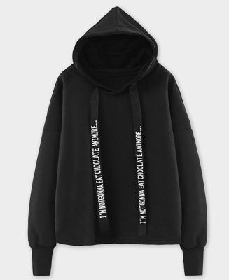 China Custom Women's Hoodie Fashion Young Lady Blank Oversized Pullover Hoodie Anti-Shrink for sale