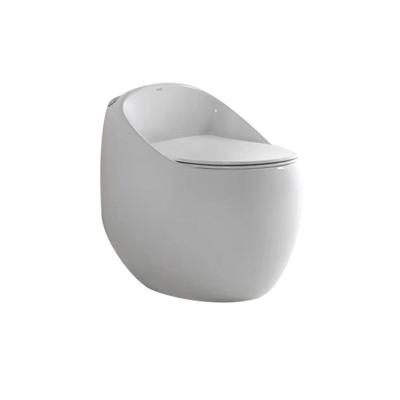 China Concealed Modern Egg Shape Water Saving Cabinet Toilet Siphonic One Piece Convenient Modern Cistern Design For Bathroom for sale