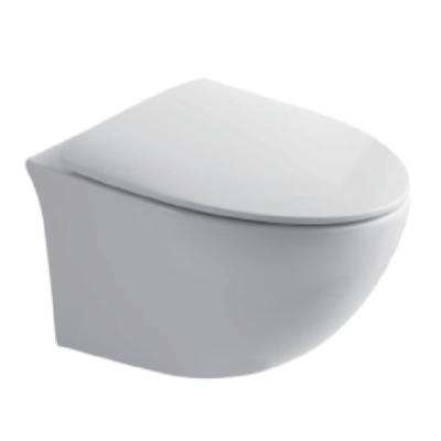 China Wholesale Concealed Cistern Chaozhou System Modern Rimless Flushing Ceramic One Piece Wall Mounted Toilet Bowl for sale