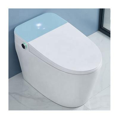 China Luxury Modern Smart Intelligent Toilet Bidet Toilet Seat Automatic Operation Bathroom Smart Toilet Watermark for sale