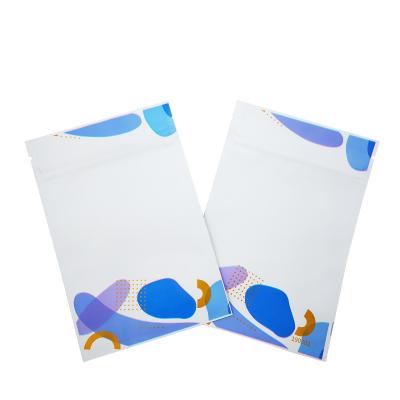 China Custom Printed Light-proof Plastic 3 Side Seal Aluminium Foil Lined Face Mask Packaging Bags for Facial Mask Sheet for sale