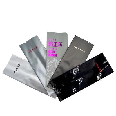 China Grey Silver Color Side Gusset Packaging Airtight Light Proof Metallic Mylar Back Sealing Green Tea Packaging Bags for sale