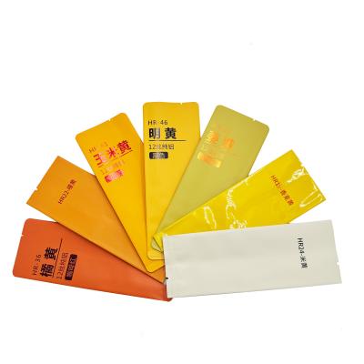 Cina Colore giallo antiodore impermeabile Matte Mylar Retro termicamente sigillabile laterale Gusset sacchetto di alluminio per il tè in vendita