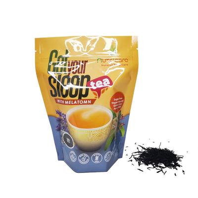 Cina Disegno personalizzato Involucro in foglio di alluminio Tasse da tè Stand Up Packaging per foglie di tè fresche Foglie di tè sciolte Caffè Fagioli Cibo in vendita