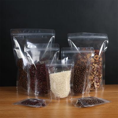 China Eco Friendly Transparent Standing Pouches with Enhanced Moisture Barrier for sale