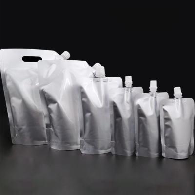 China Watertight Aluminium Foil Stand up Liquid Spouted Pouches with Printing for sale