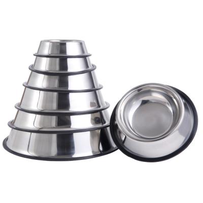 China 2021Stainless Steel Pet Bowl In The Round Shape Double Cat Shape Pet Bowl Pet Water Feeding Bowl Portable for sale