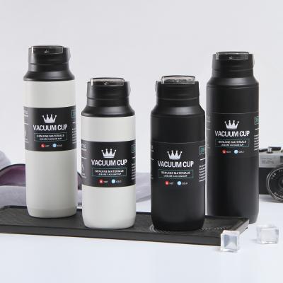 China 2021 wholesale 316 double wall stainless steel water bottle viable vacuum flasks for sale