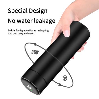 China PORTABLE Wholesale Bottle Tea Infuser Smart Travel Mug with LED Touch Screen Keep Hot or Cold Camping Mug for sale