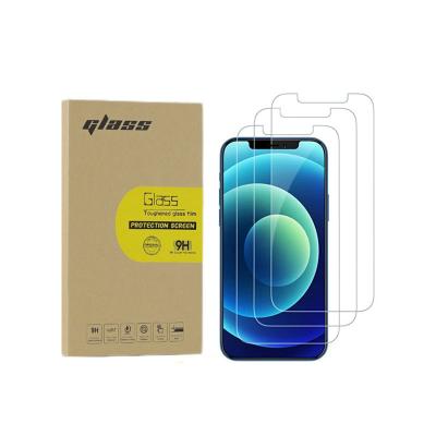 China 2022 Mobile Phone 2 Packs 3 Packs Mobile Phone Tempered Glass Screen Protector For Iphone X XS 11 12 13 pro Max Mini for sale