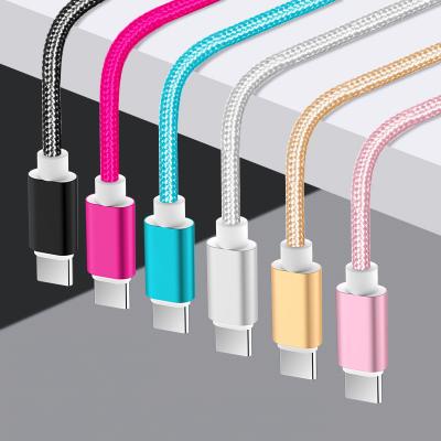 China Wholesale Nylon Type-c MP3/MP4 Player Charging Data Cable For Android Mobile Phone for sale