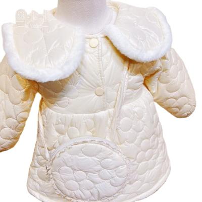 China Anti-wrinkle Kids Clothing Winter Coat Children's White Down Jacket Christmas Gift Free Satchel for sale