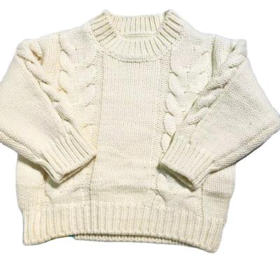 China Anti-pilling Girls Around Autumn New Quantity Cotton Winter Computer Computer Knitted Jacket Baby Sweater Cartoon Sweater Neck for sale