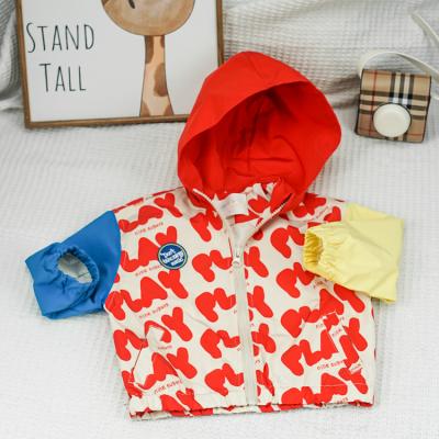 China Cute Breathable Anorak Hoodie Jacket Coat With Zipper Warm Cotton Amazon Seller Spring Sweatshirt Spring Summer Clothes Kids Boys for sale