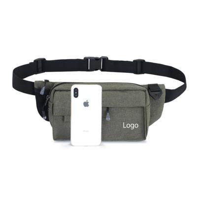 China Water Proof Custom Outdoor Sports Waist Bag For Men Women With Anti Theft Pocket for sale