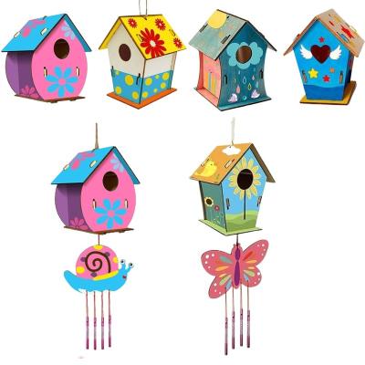 China Arts and Crafts for Kids Girls Boys Toddlers Wooden Arts and Crafts Europe Wood for Boys Girls Toddlers Pet Bird Wooden Room children girls for sale